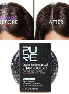 Soap Hair Darkening Shampoo Bar Repair Gray White Hair Color
