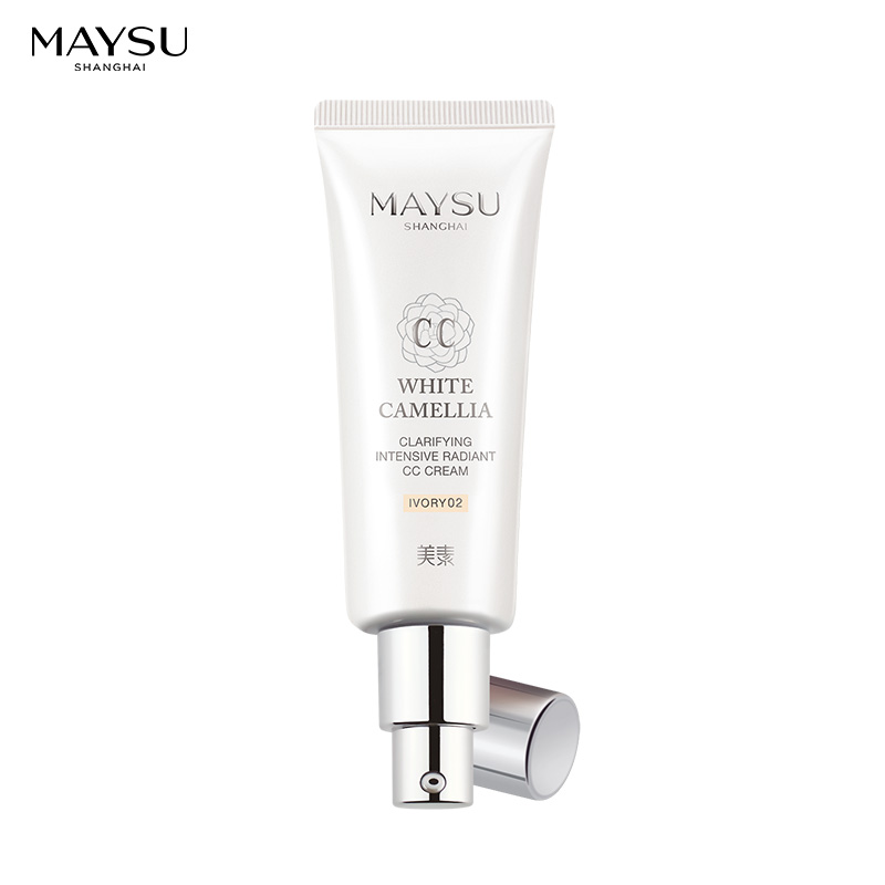 maysu美素旗舰店MAYSU/美素冰清玉润粉嫩修颜CC霜 隔离修颜 保湿提亮3