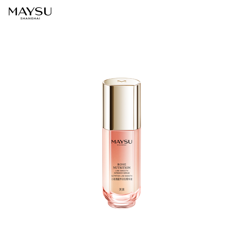 maysu美素旗舰店MAYSU/美素淡纹小玫瑰精华液补水保湿紧致抗淡化细纹初老男女40ml1