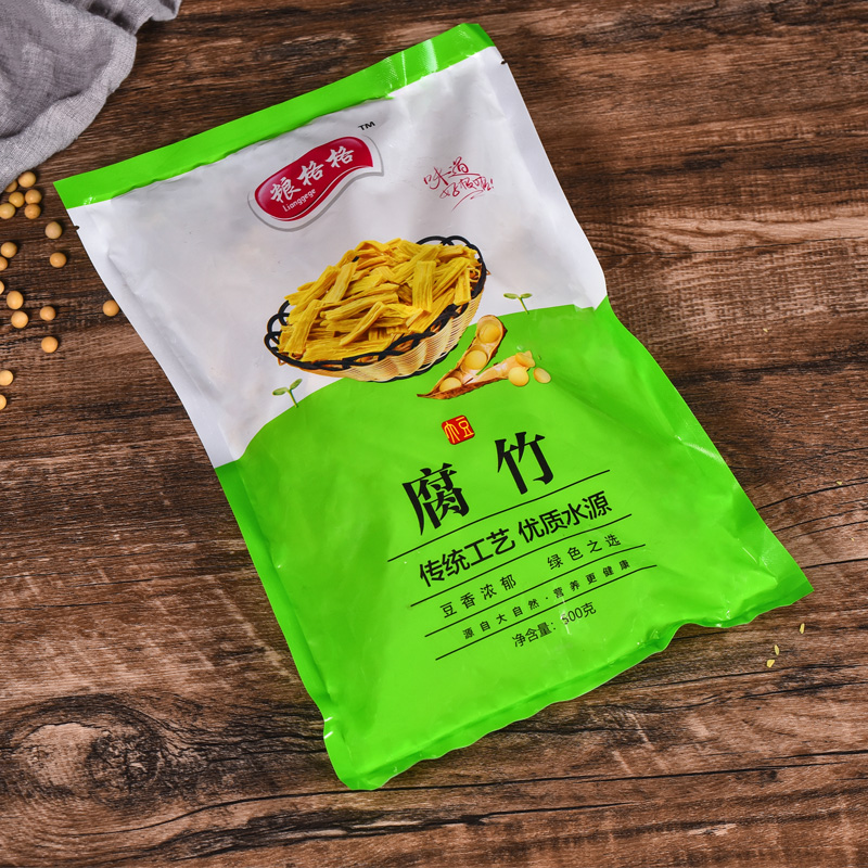 纯手工头层腐竹500g干货纯正豆皮黄豆腐皮干豆皮火锅食材凉拌 - 图3