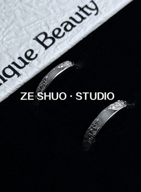 甜恋冰川对戒99足银原创设计情侣