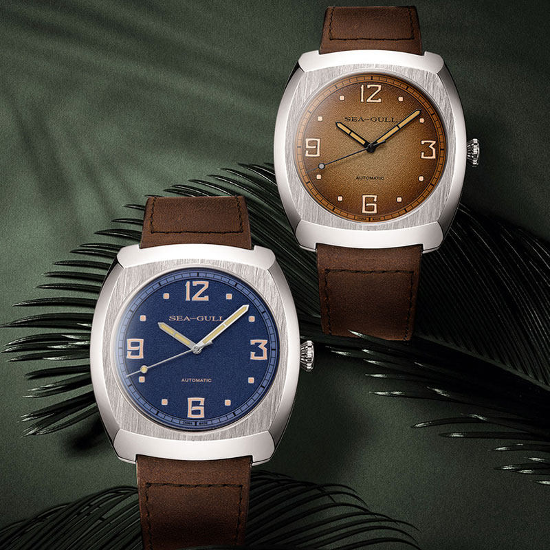 正品海鸥表手表男士商务休闲夜光全自动机械表男表6079国之重器潮