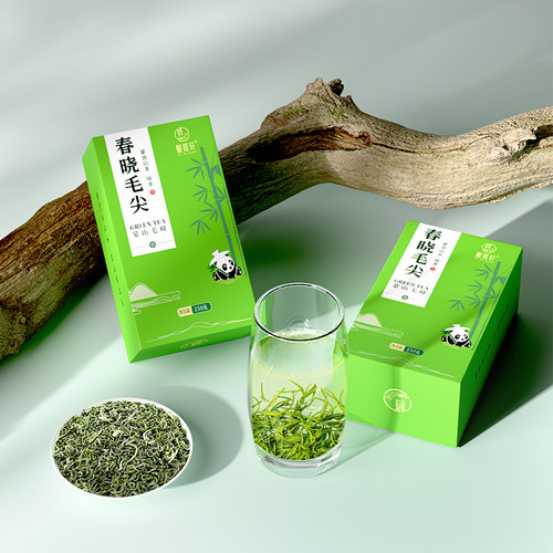 赋雅轩2026新茶叶绿茶特一级毛峰四川蒙顶山茶浓香自己喝散装毛尖 - 图1