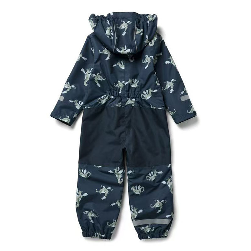 幼儿玩水防护全身加厚儿童连体雨衣 防风防水冲锋衣可爱爬爬衣h83,淘宝优惠券,粉丝福利购,淘宝优惠卷