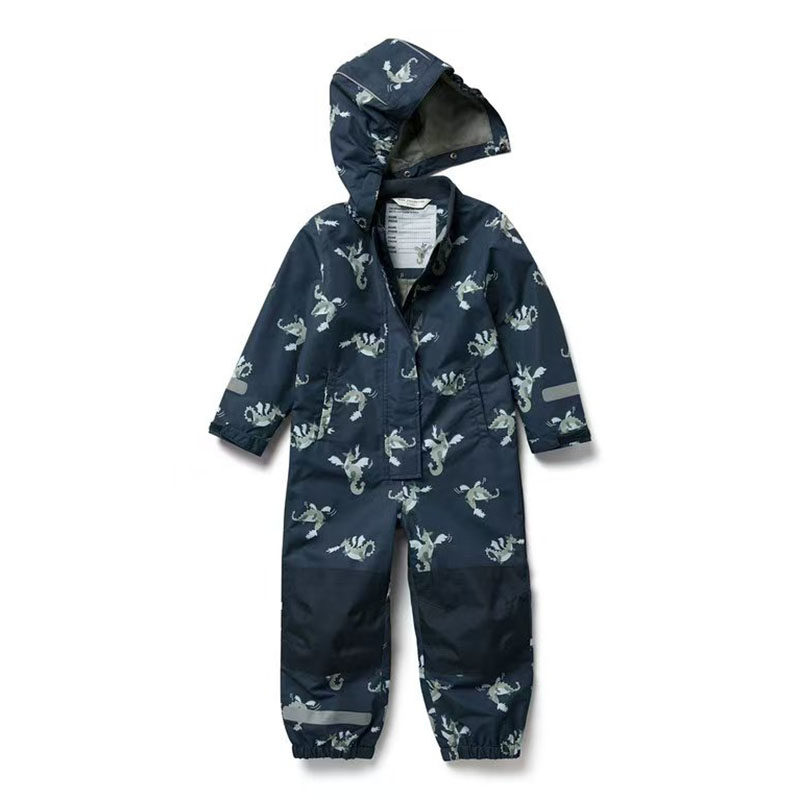 幼儿玩水防护全身加厚儿童连体雨衣 防风防水冲锋衣可爱爬爬衣h83,淘宝优惠券,粉丝福利购,淘宝优惠卷