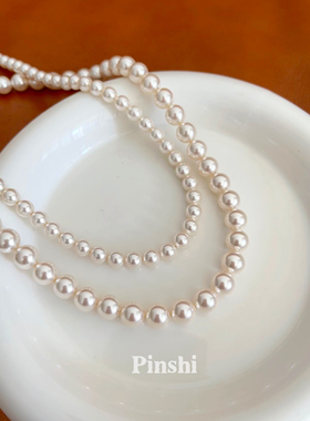 进口奥地利施家珍珠项链ins风