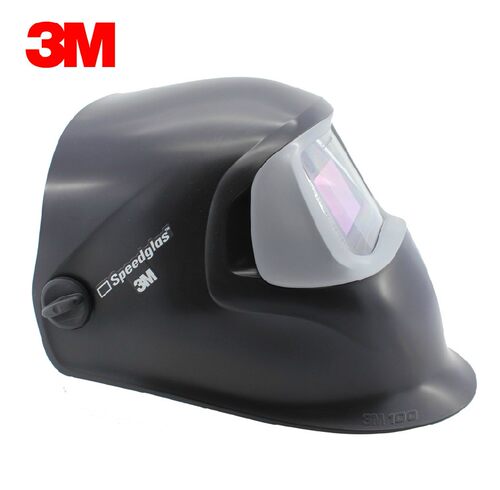 3M100V自动变光电焊面罩焊帽焊接氩弧焊强光焊工面具烧焊头盔 - 图0
