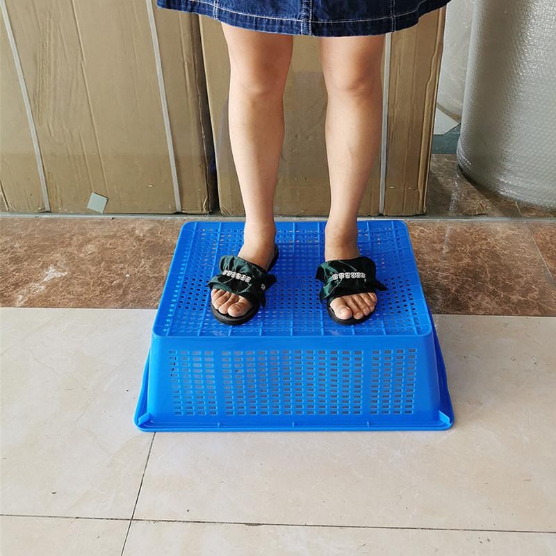 套装漏盆沥水塑料方筛长方形白色篮盆酒店收纳盆加密筐加厚控水盆,淘宝优惠券,粉丝福利购,淘宝优惠卷