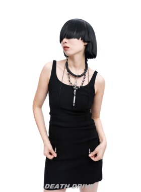 WACKYE亚文化骷髅头choker