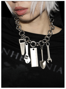 WACKYE 官方正品 趣味工具挂件金属重工Worker项链