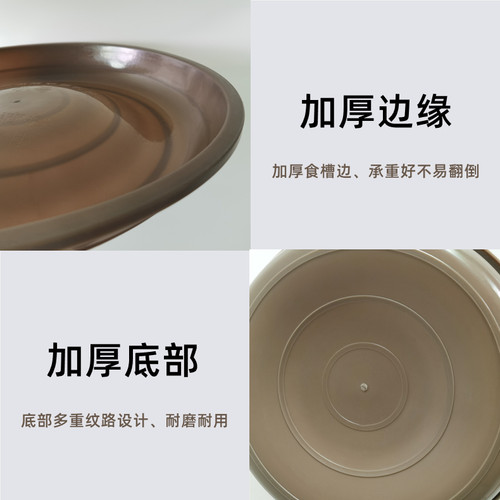 猪食槽圆形猪仔小猪料槽喂鸡鸭鹅料槽喂猪神器猪用养殖设备猪槽盆 - 图2