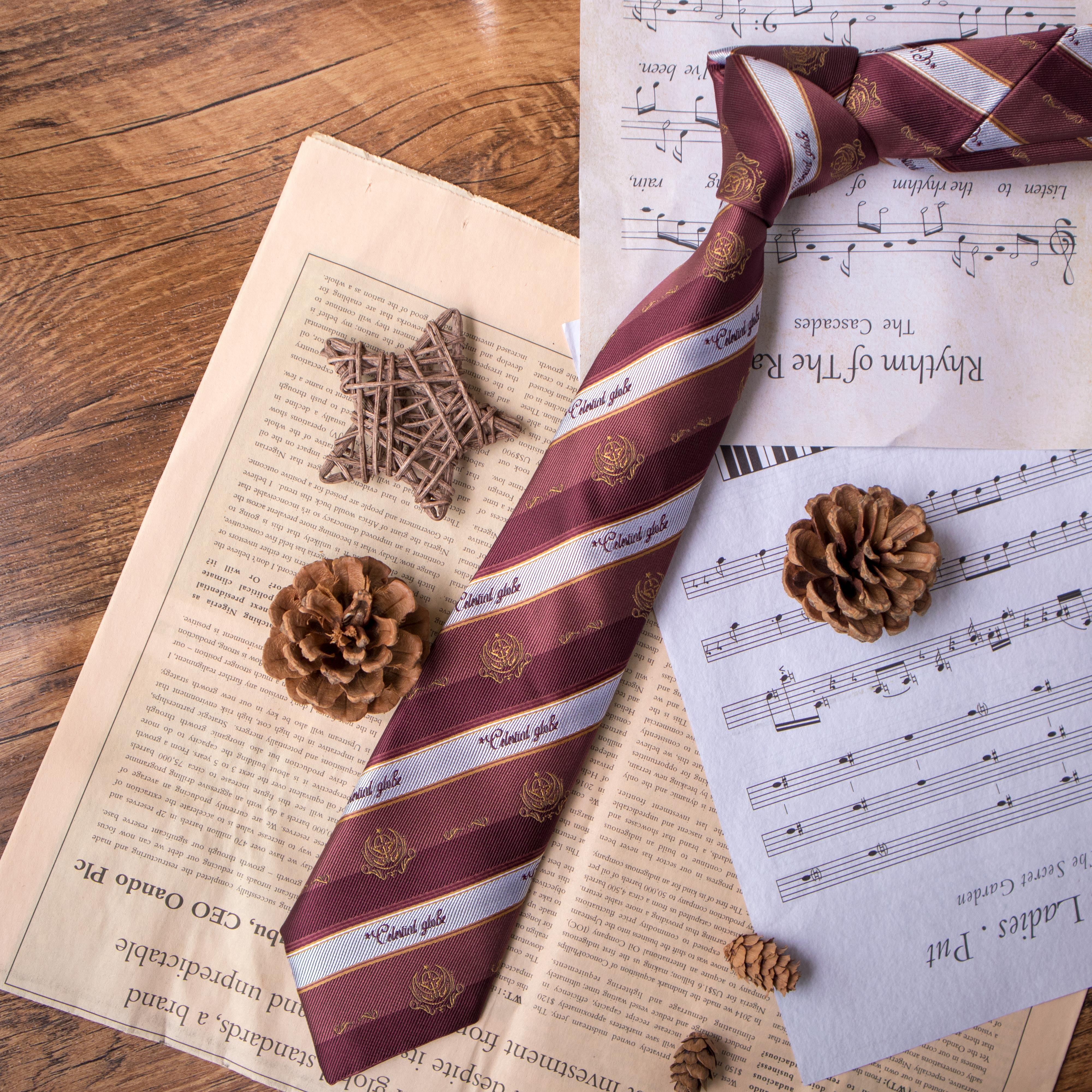 【潘特维拉】荣光-赤锖色 原创JK/DK制服领带西式衬衫日系配件,淘宝优惠券,粉丝福利购,淘宝优惠卷