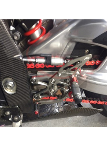 适用宝马 BMW S1000RR 09-14/S1000R 14-16 改装升高脚踏脚套总成 - 图1