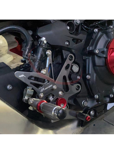 适用于川崎 Ninja400/Z400/Ninja500 2018-2025 改装升高脚踏总成 - 图0