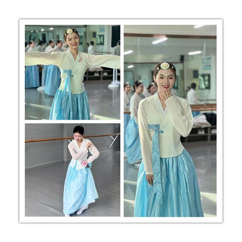 新型朝鲜舞女子表演服装朝鲜舞服装延吉民族朝鲜舞裙艺术测试练习,淘宝优惠券,粉丝福利购,淘宝优惠卷