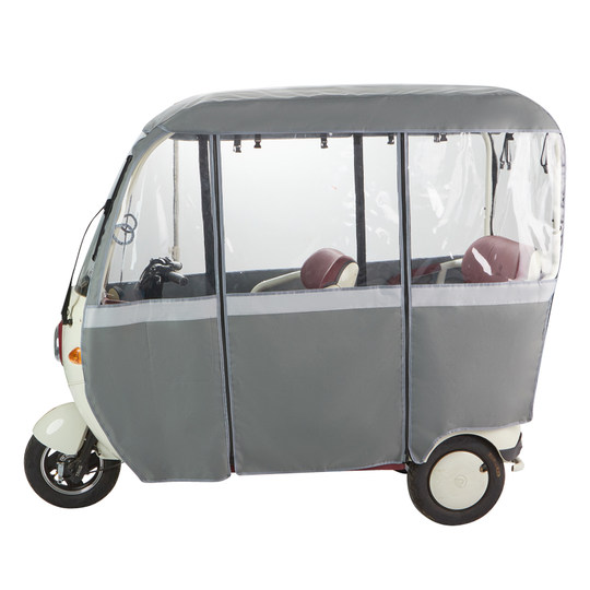 Electric tricycle Yadi Tailing rain curtain supports customization