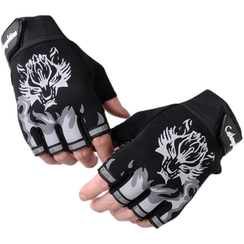 自行车手套男骑行夏季开车防滑运动健身户外秋冬加绒保暖半指手套,淘宝优惠券,粉丝福利购,淘宝优惠卷