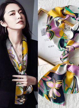丝巾项链聚酯纤维女士