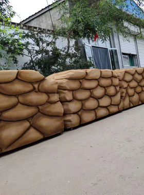 定制仿真泡沫石头战壕堡道具