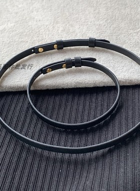 时尚6mm皮带项圈锁骨链