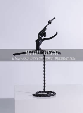 金属装饰北欧客厅舞蹈人物
