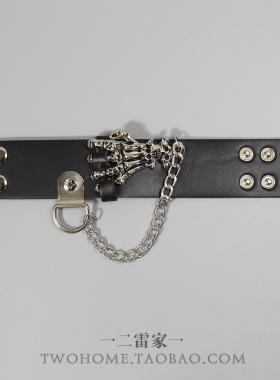 骷髅头鬼爪手链霸气夸张