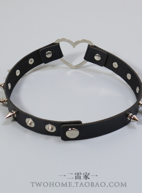 项圈桃心爱心形项链锁骨链颈带