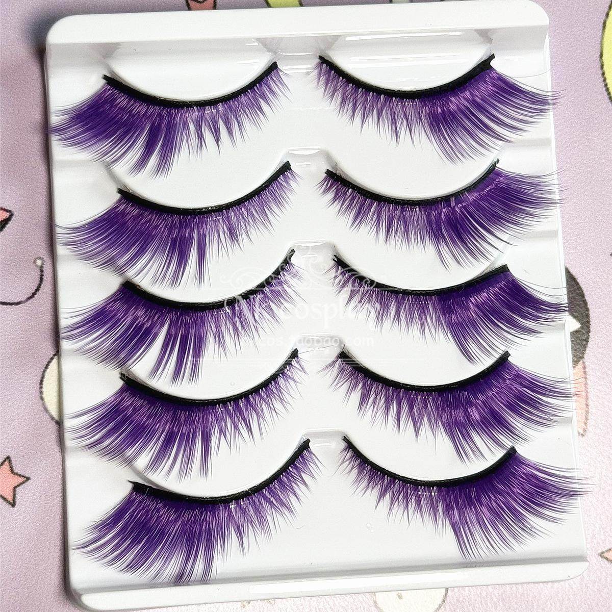 NKの小铺|神秘女巫|深紫色假睫毛浓密超长|舞台演出|LOLITA|COS妆,淘宝优惠券,粉丝福利购,淘宝优惠卷