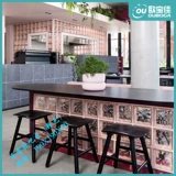 Полый стеклянный кирпичный цвет 190x190x80