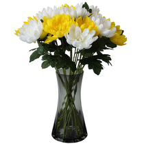 Single Fake Chrysanthemum Emulation Daisy Hands on the Tomb Sweeping Tomb Sweeping Tombs and Mourning Flowers Mausoleum Cemetery Decoration