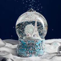 Dream Snowflake Water Crystal Ball Music Box Octaonic Box Night Light Send to men and women Happy New Years Valentines Day