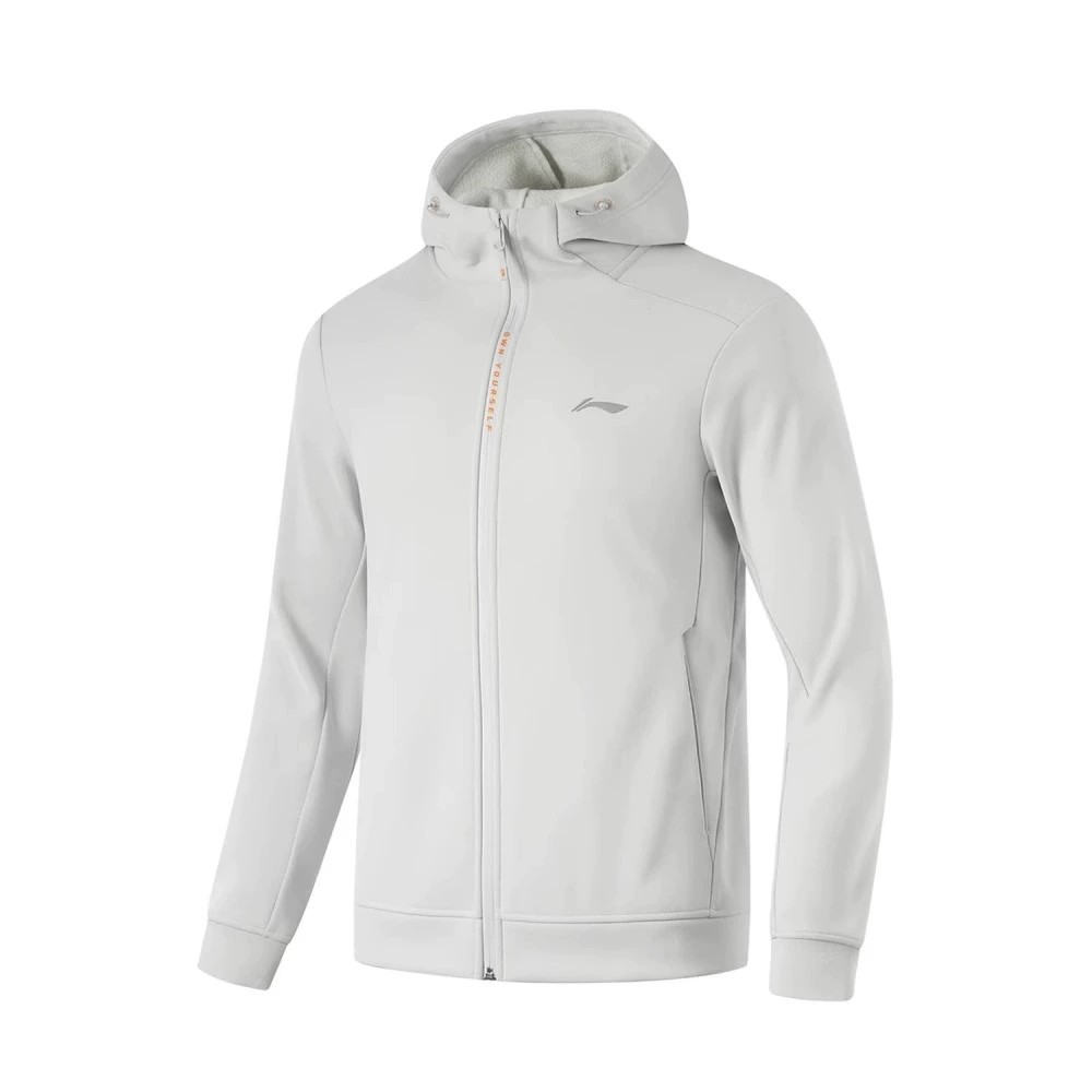 李宁外套男子冬季新款百搭舒适加绒保暖反光连帽运动卫衣AWDU577,淘宝优惠券,粉丝福利购,淘宝优惠卷