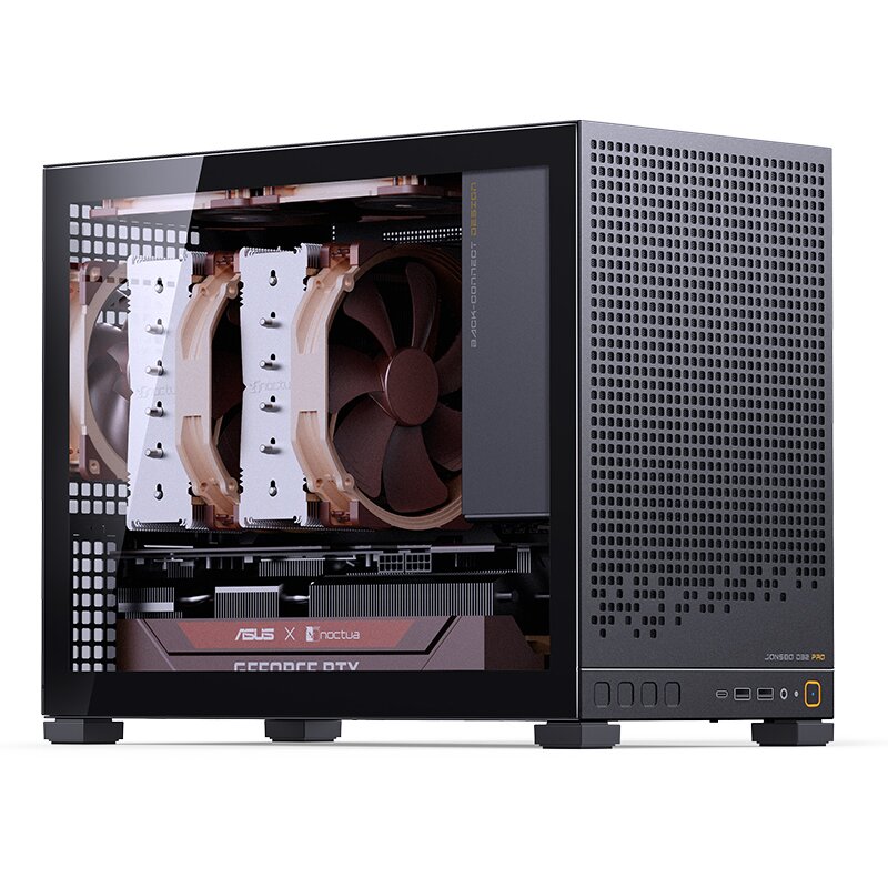 乔思伯D32 PRO版标准版 MATX主板桌面小机箱侧支持背插240冷排位 - 图1