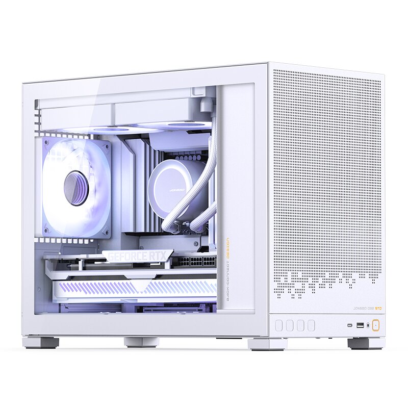 乔思伯D32 PRO版标准版 MATX主板桌面小机箱侧支持背插240冷排位 - 图2