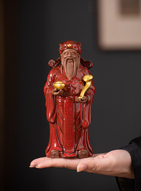 福禄寿陶瓷摆件客厅玄关博