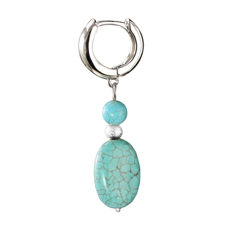 藏族风格男女生单只耳环丁真网红中性装饰民族风复古手工首饰品,淘宝优惠券,粉丝福利购,淘宝优惠卷