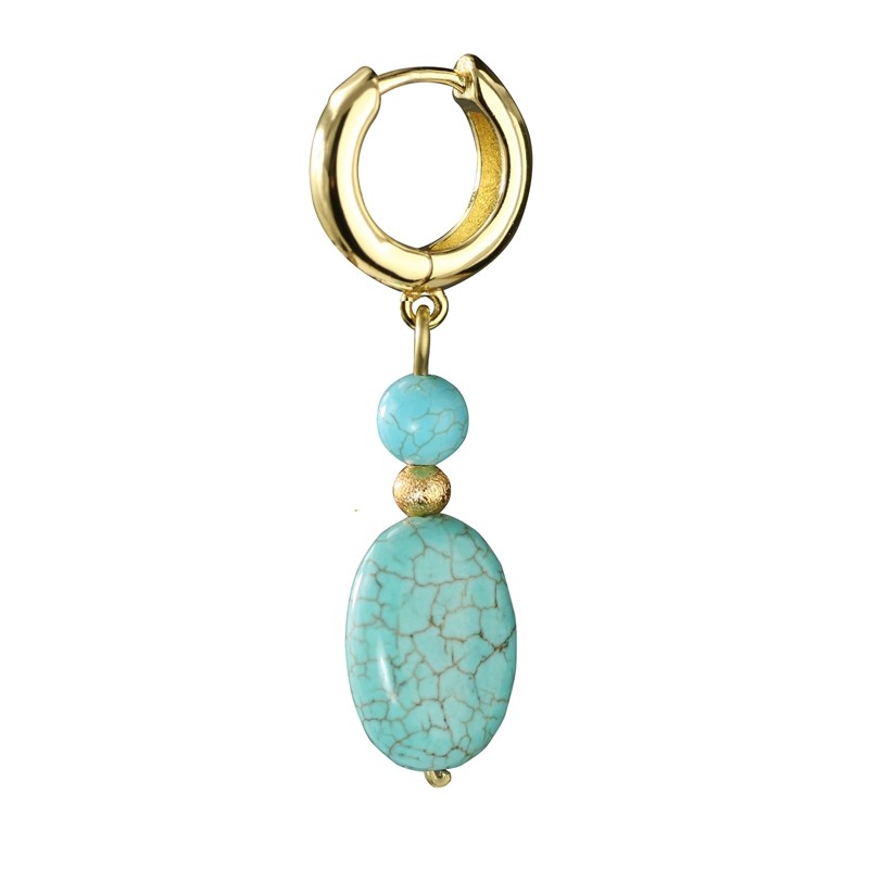 藏族风格男女生单只耳环丁真网红中性装饰民族风复古手工首饰品,淘宝优惠券,粉丝福利购,淘宝优惠卷