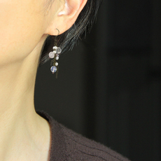 Серьги 素元 长款粉晶耳环古铜色波西米亚流苏复古宫廷欧美耳饰 韩版饰品