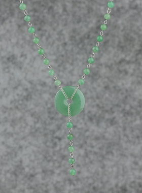 毛衣链平安扣民族风原创优化松