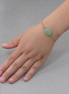 素元天然东陵玉宝石手链风可订制