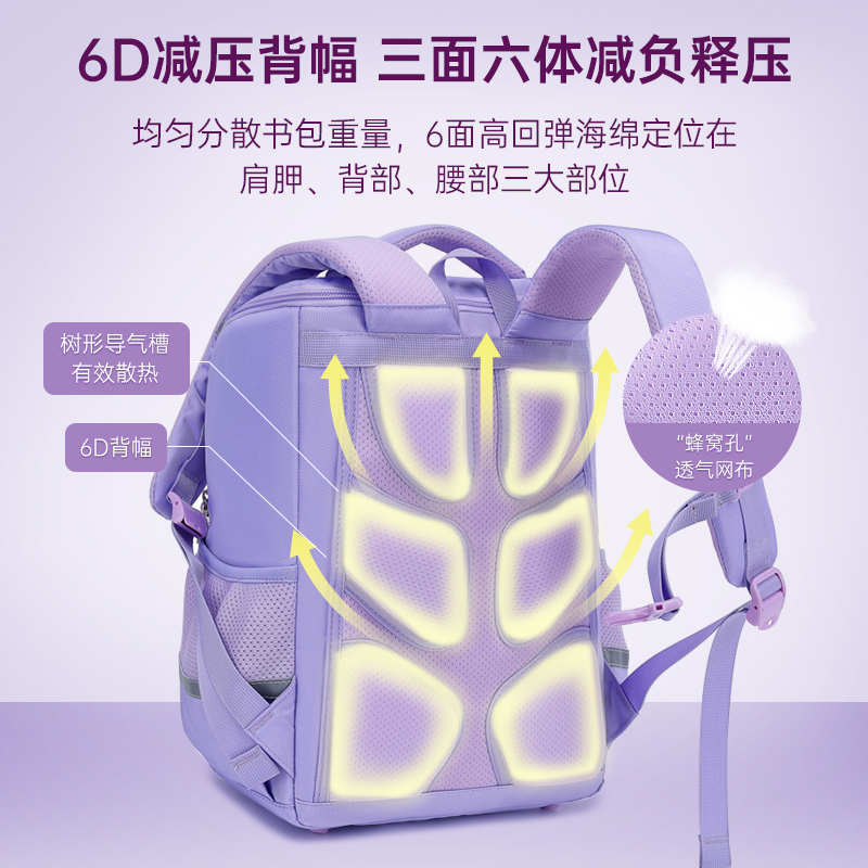 herder日本女孩小学生年级双肩包 赫登尔双肩背包