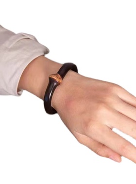 云南金刚藤手镯黑藤根鸡血藤手镯无节文玩皮包保养资历确定水滴