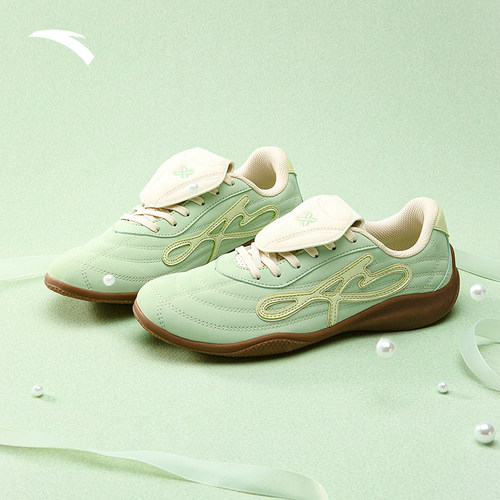 安踏羚跃经典薄底休闲鞋女鞋2026夏季新款软底板鞋百搭正品运动鞋 - 图0