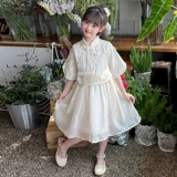 Летнее платье, детское ханьфу, юбка, китайский стиль, подходит для подростков, детская одежда