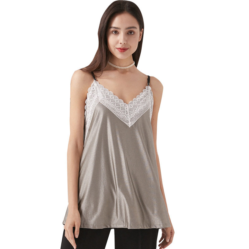 怀孕期正品蕾丝吊带女内穿防辐射服 简美天使防辐射裙