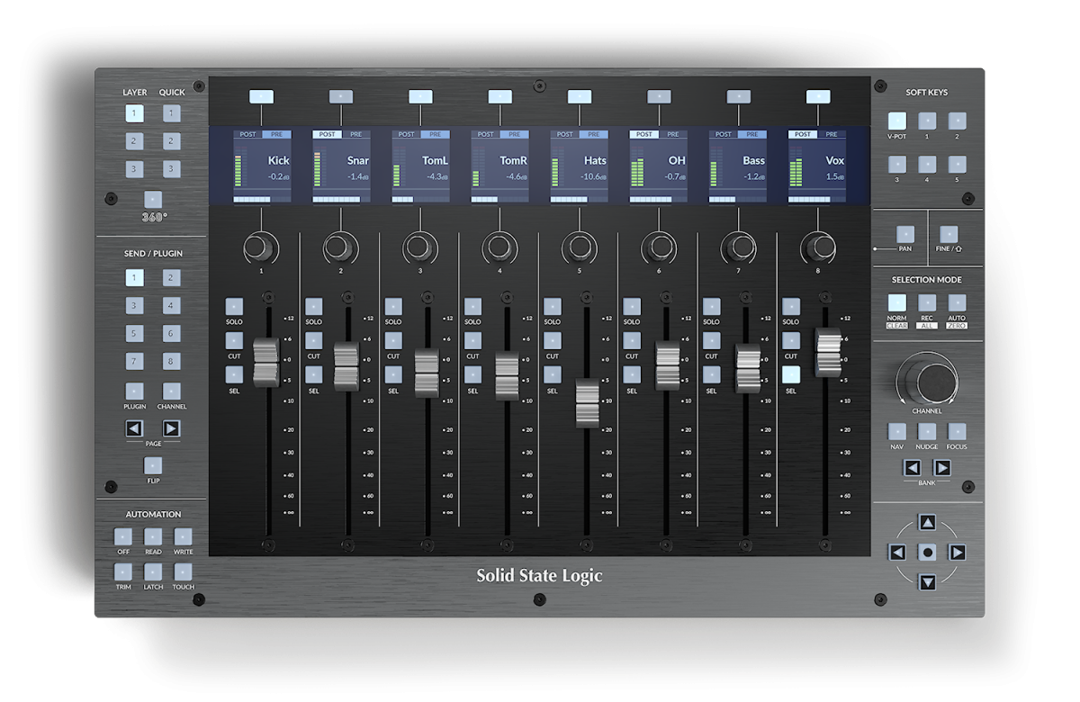 Solid State Logic数字混音器SSL UF8软件UF1控制台DAW混音台UC1-图2