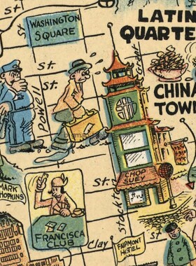旧金山地图：主要街道与名胜古迹
