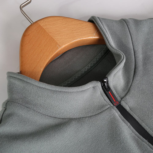 特价caser凯撒男打底衫秋冬保暖秋衣加厚暖姜绒拉链卫衣AJ53-3163 - 图1