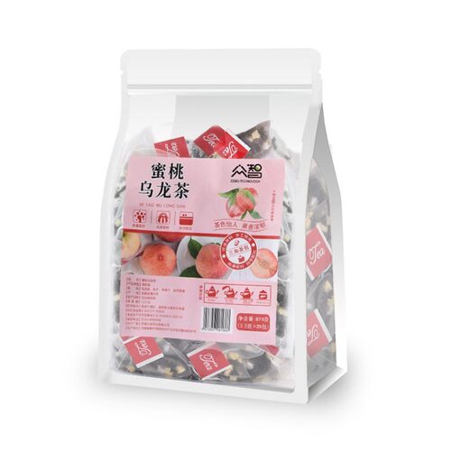 众智多种花茶50包蜜桃乌龙茶茉莉花茶独立三角包酒店按摩店奶茶店 - 图3