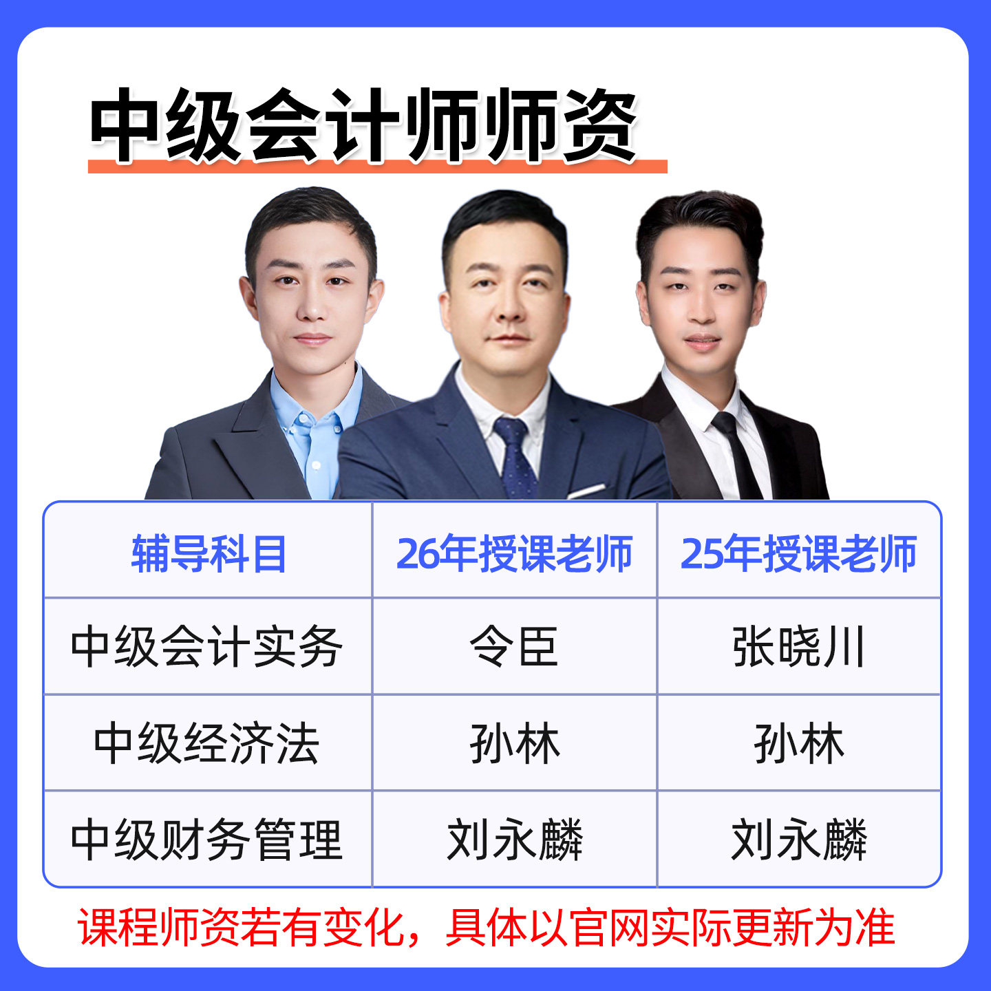 环球网校2026年中级会计实务网课教材视频网络课程财管经济法2025